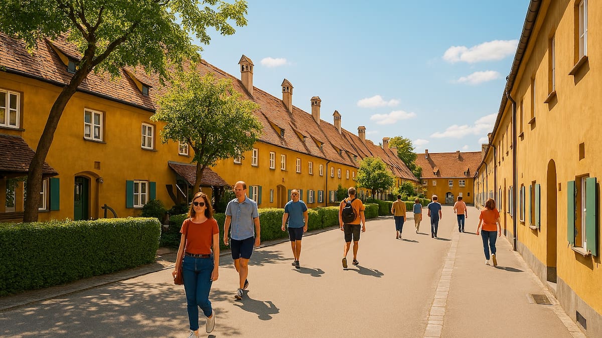 Fuggerei, el pueblo de Alemania donde el alquiler cuesta 0,88 euros desde hace 500 años.