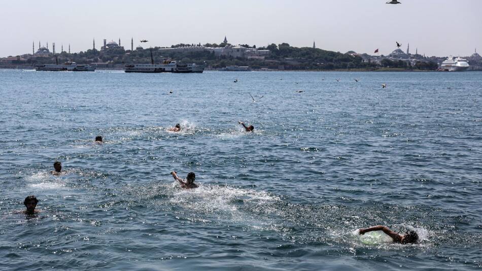 Ola de calor en Turquía. Foto: EFE.