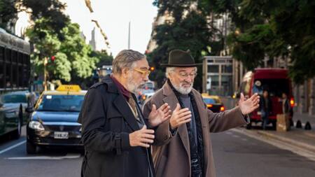 Luis Brandoni y Robert De Niro. Foto: NA.