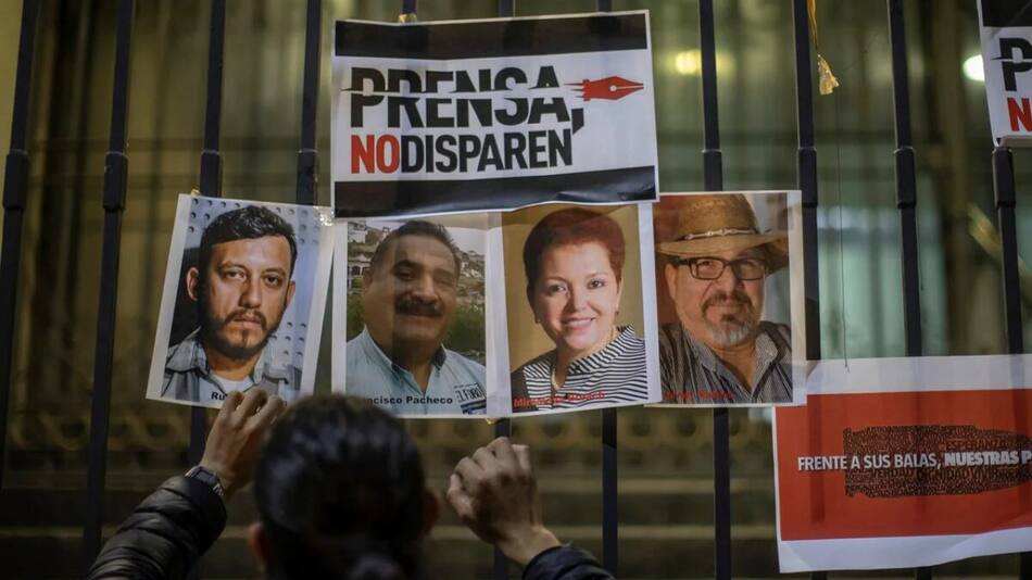 Violencia contra el periodismo en México. Foto: EFE