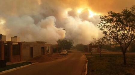 Drama: combaten voraces incendios en la provincia de San Luis