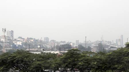 Contaminación del aire en Honduras. Foto: EFE.