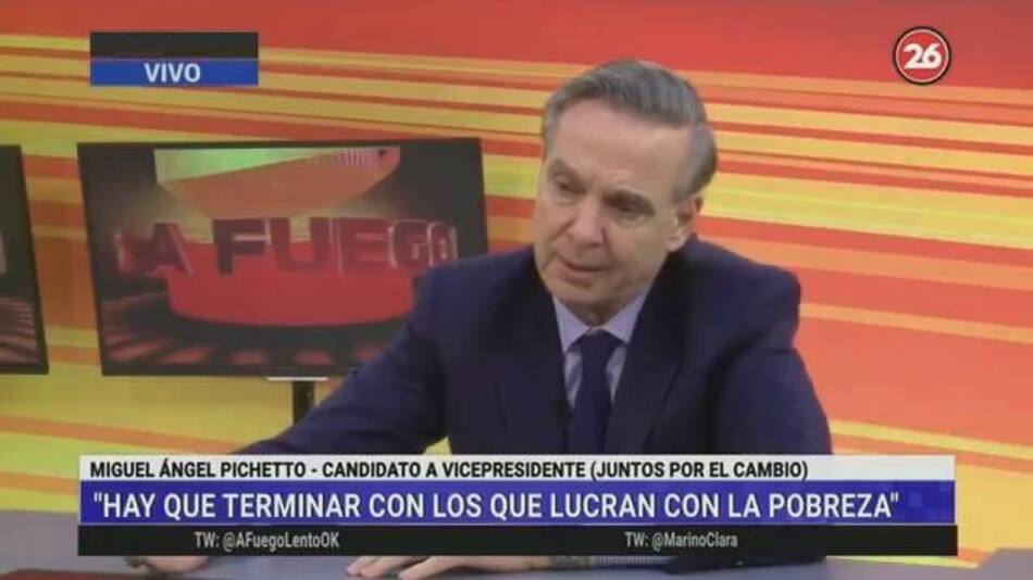 Miguel Ángel Pichetto en Canal 26