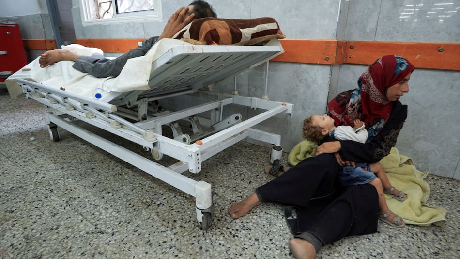 Palestinos en la Franja de Gaza que necesitan atención médica. Foto: Reuters/Dawoud Abu Alkas.