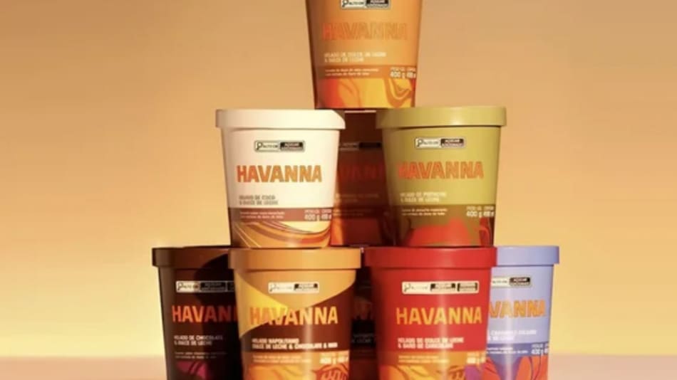 Los diferentes sabores de helado que tiene Havanna. Foto: NA