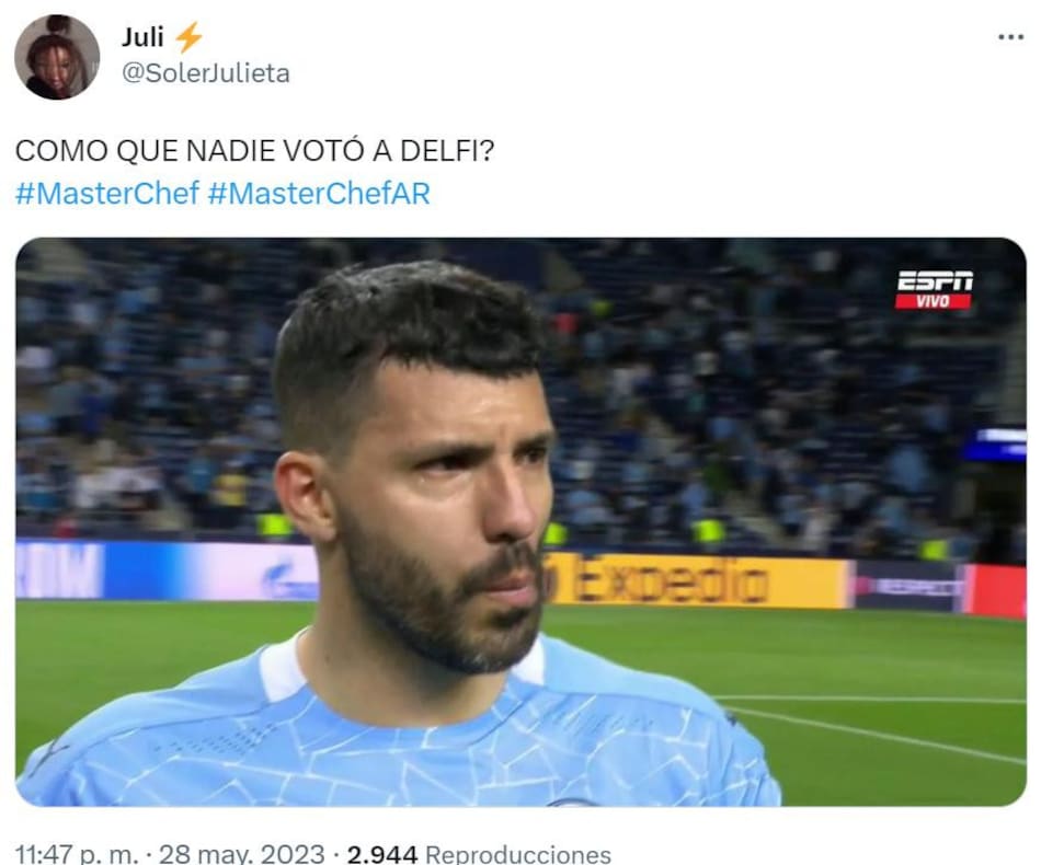 Meme de MasterChef. Foto: Twitter.