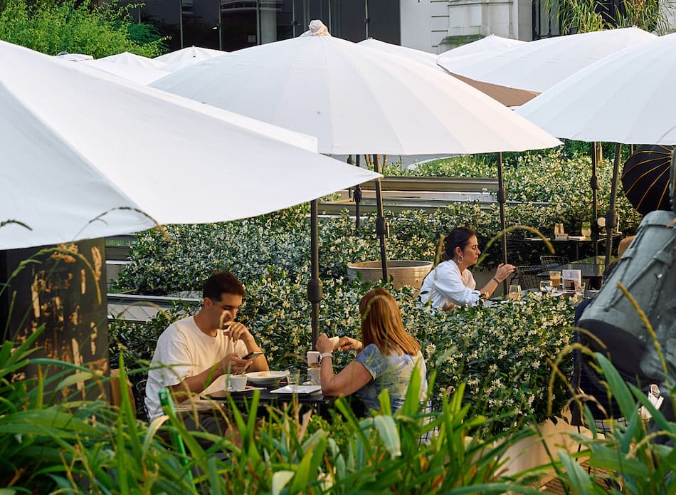 Restaurantes con jardines: Coque Madame Palacio Paz. Foto: Prensa