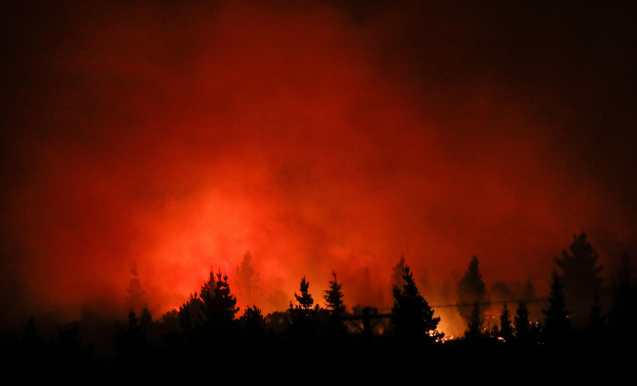 Incendios en Chubut. Foto: REUTERS/Matias Garay