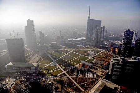 Contaminación en Italia. Foto: EFE.