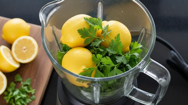 Licuar cáscaras de limón y perejil: para qué sirve, cómo prepararlo y los beneficios de este truco natural