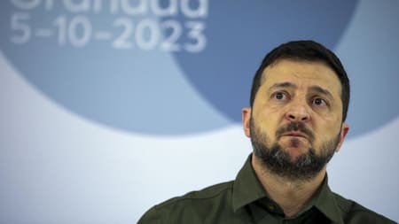 Volodimir Zelenski, presidente de Ucrania. Foto: EFE.