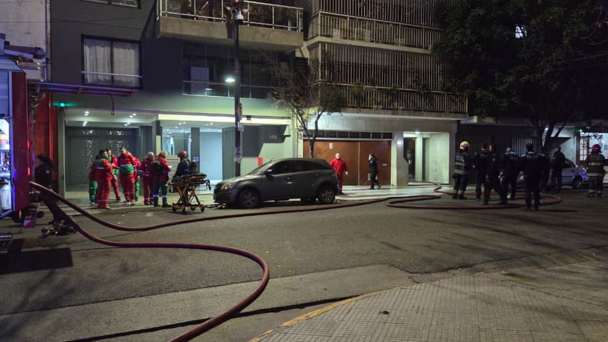 Incendio en Caballito.