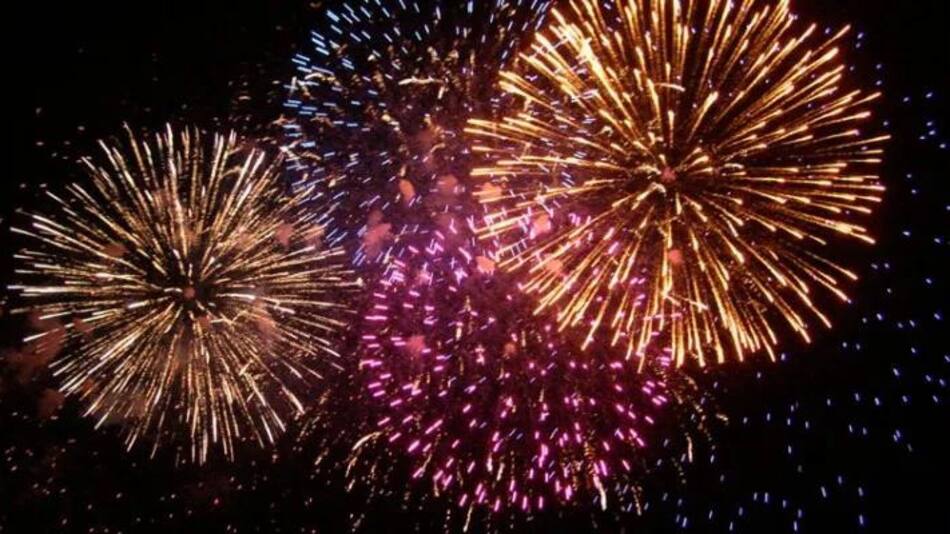 Fuegos artificiales, foto Reuters