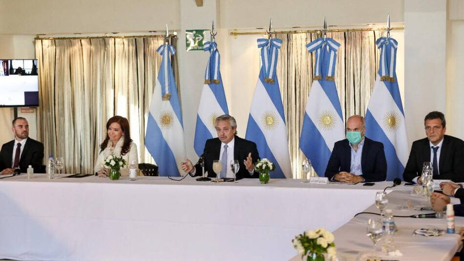 Alberto Fernández, Cristina Fernández, Horacio Rodríguez Larreta, coronavirus en Argentina, pandemia, NA