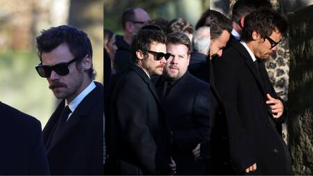 Harry Styles en el velorio de Liam Payne. Foto: Reuters.