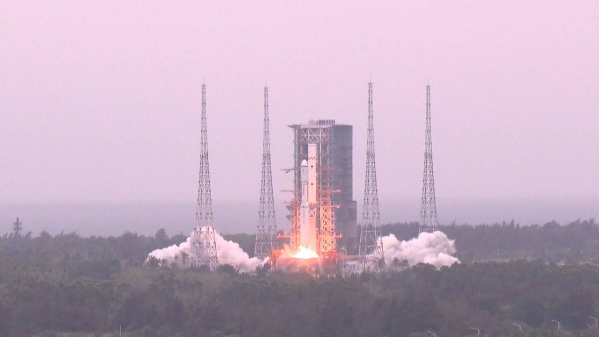 El nuevo satélite enviado por China. Foto: EFE
