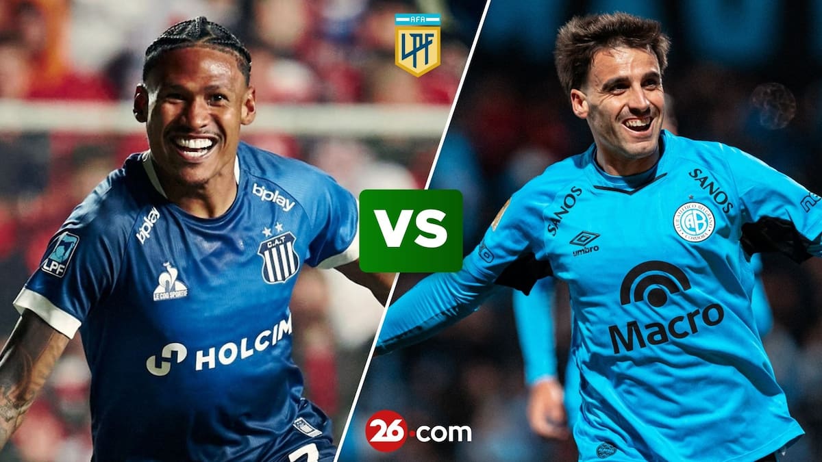 Talleres vs Belgrano por el Torneo Clausura.