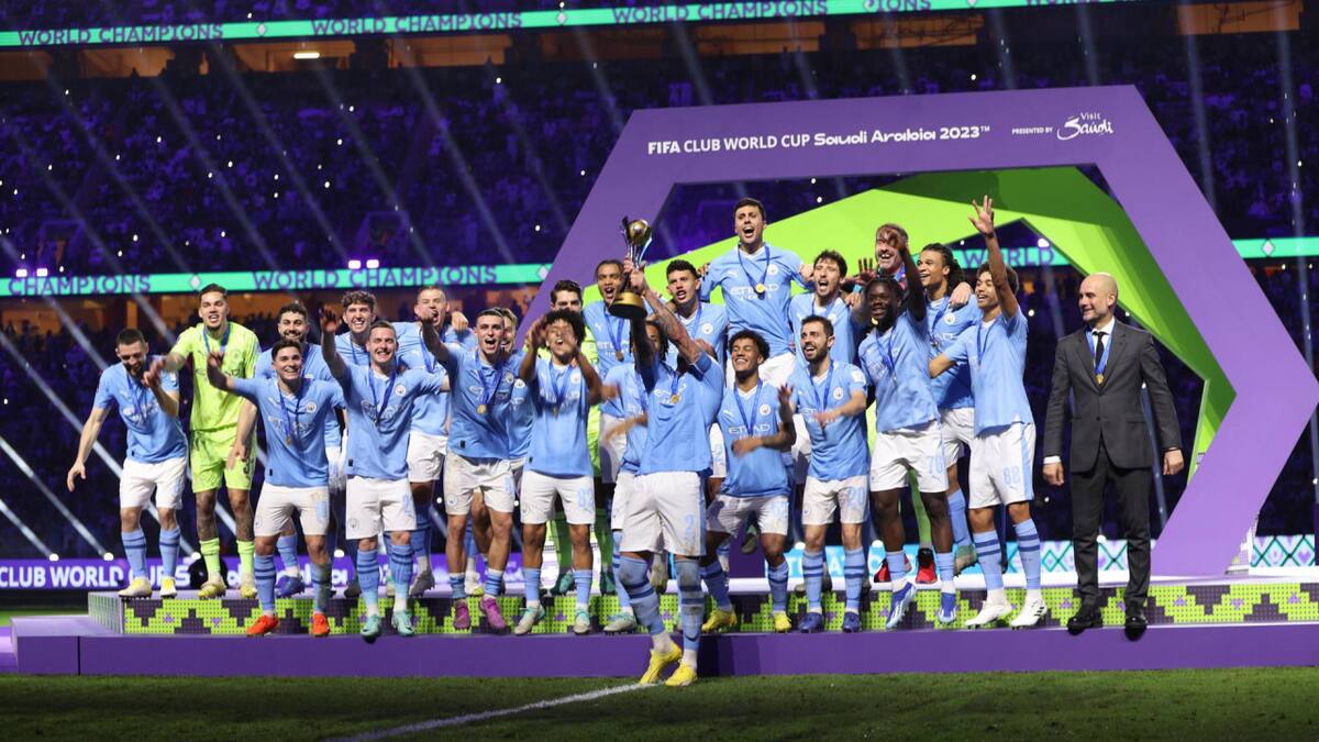 Manchester City campeón del Mundial de Clubes. Foto: EFE.