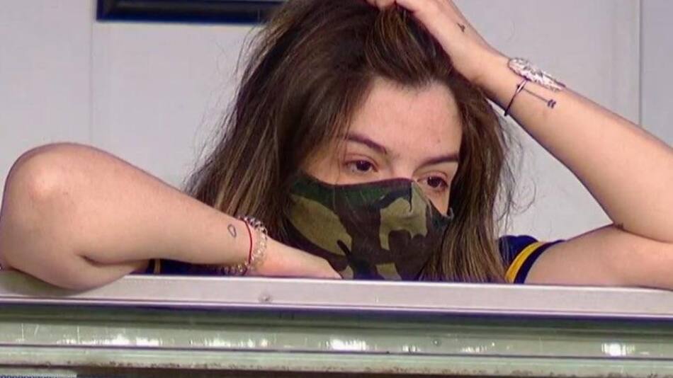 Dalma Maradona en la Bombonera, Twitter.