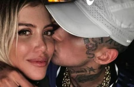 Wanda Nara y L-Gante. Foto: Instagram.