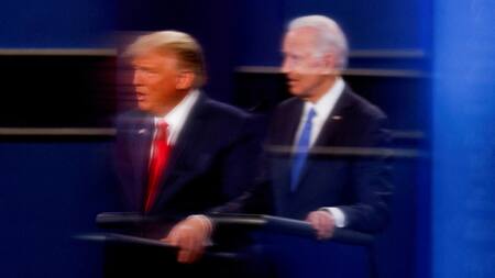 Joe Biden y Donald Trump, EEUU. Foto: Reuters