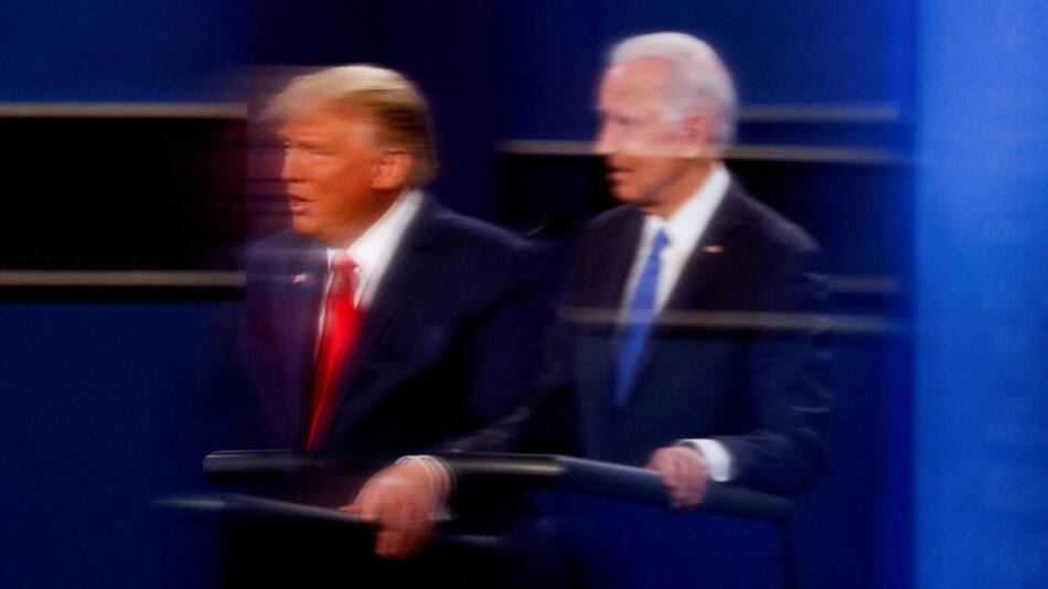 Joe Biden y Donald Trump, EEUU. Foto: Reuters