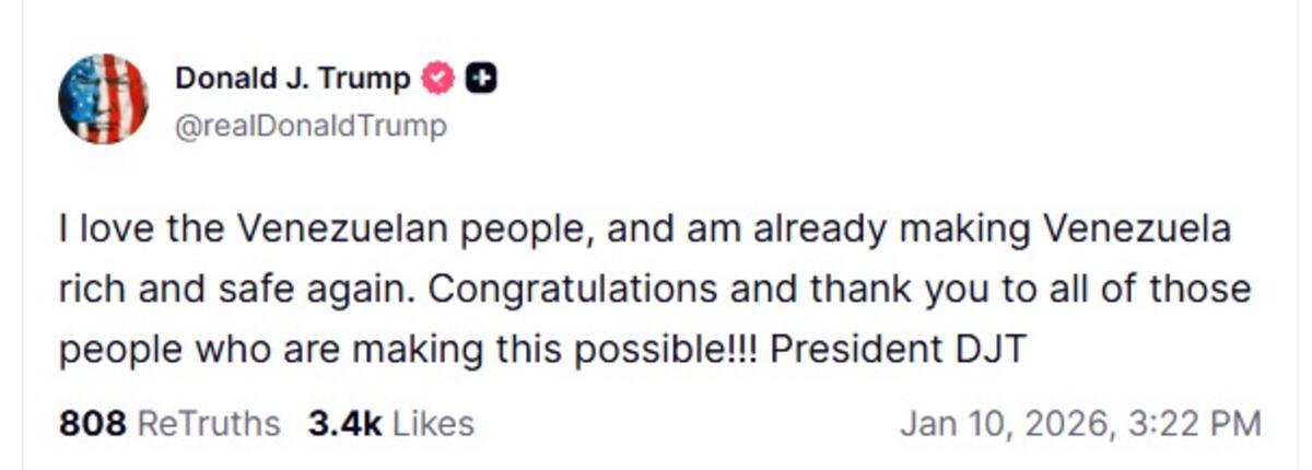 Donald Trump en Truth