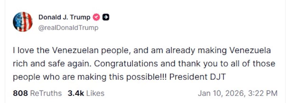 Donald Trump en Truth