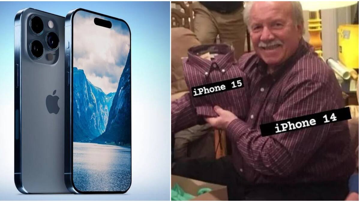 Memes del iPhone 15. Foto: Twitter.