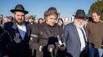 Javier Milei comenzó su agenda en Estados Unidos con una visita a la tumba del rebe de Lubavitch en Nueva York