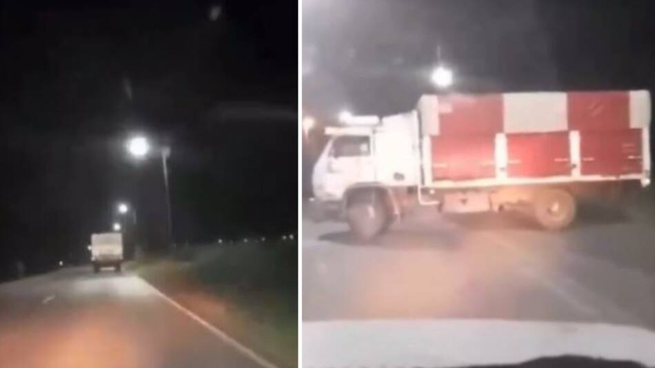 Persecución y choque en General Levalle. Foto: captura de video.