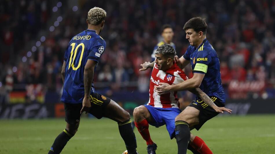 Champions League, Atlético Madrid vs. Manchester United, AGENCIA EFE