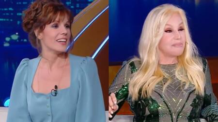 La Mary y Susana Giménez. Fotos: Telefe.