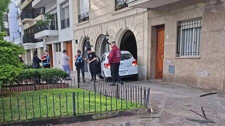 Accidente de tránsito en Av Del Libertador. Foto: NA.