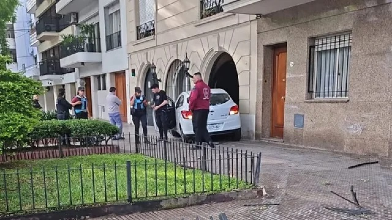 Accidente de tránsito en Av Del Libertador. Foto: NA.