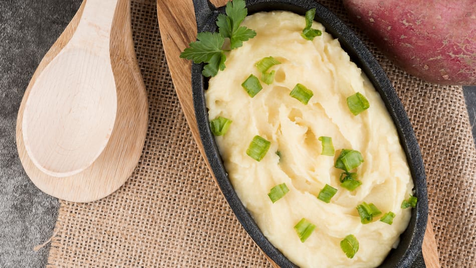 Puré de papas irresistible.