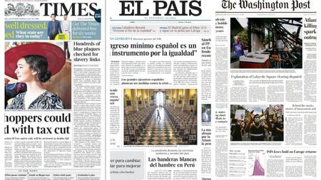 Tapas de diarios, lunes 15 de junio de 2020