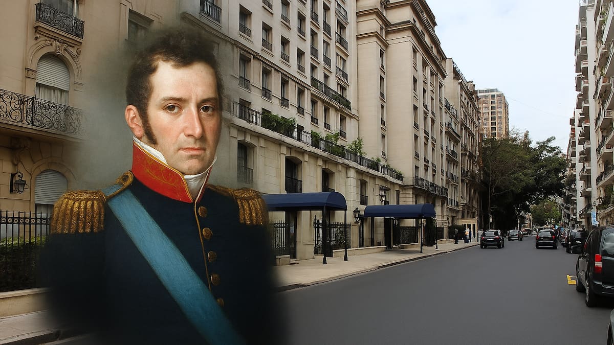 La avenida que lleva el nombre de un enemigo de San Martín