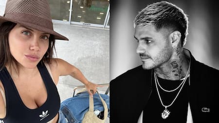 Wanda Nara y Mauro Icardi. Fotos: Instagram.