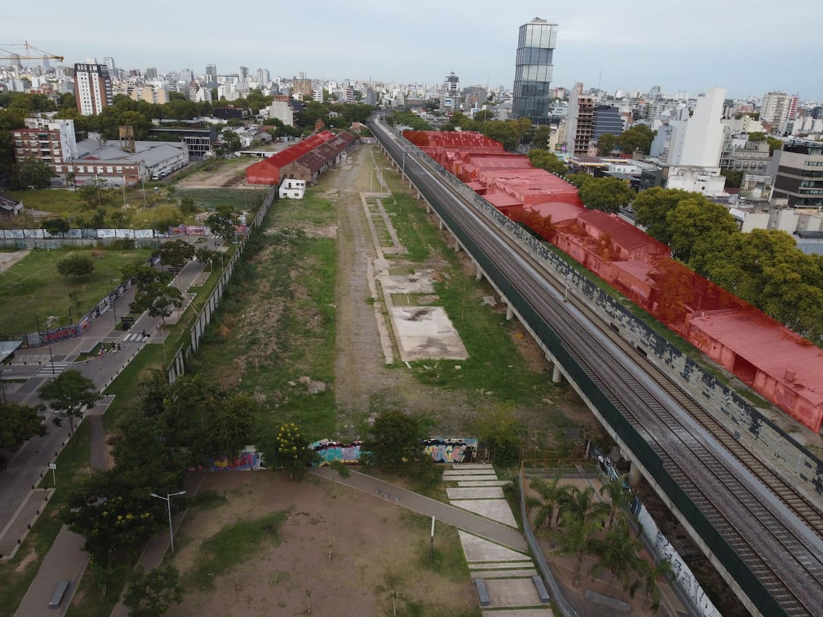 Parque del Maldonado en Palermo, Ciudad Autónoma de Buenos Aires