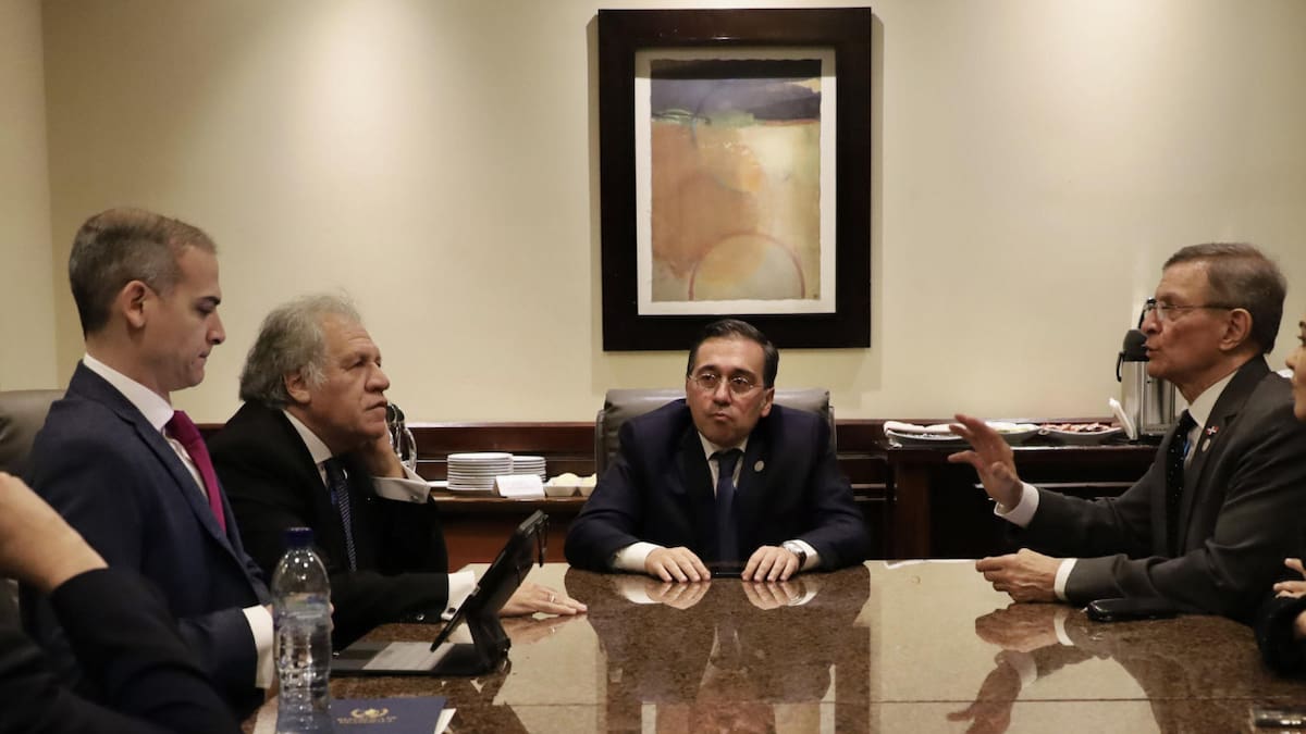 Reunión extraordinaria de cancilleres por la situación de Guatemala. Foto: EFE