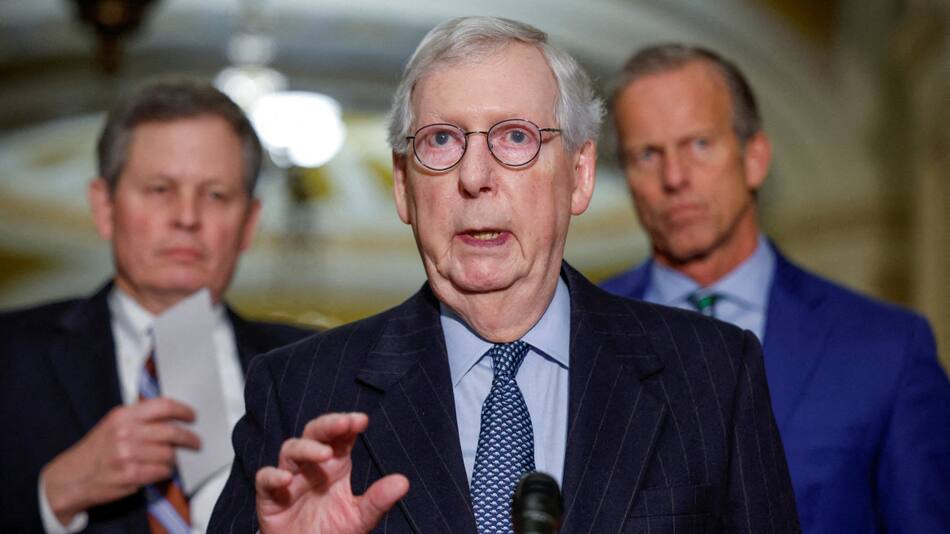 Mitch McConnell, líder del Partido Republicano en el Senado estadounidense. Foto: Reuters.