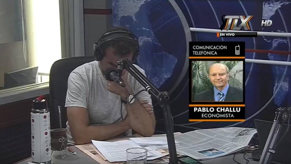 Pablo Challu, economista, Radio Latina