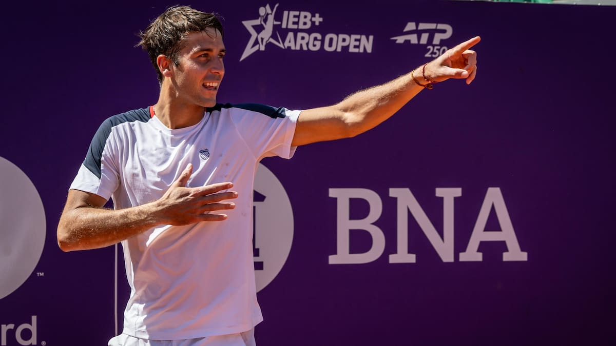 Tomás Etcheverry en el Argentina Open.