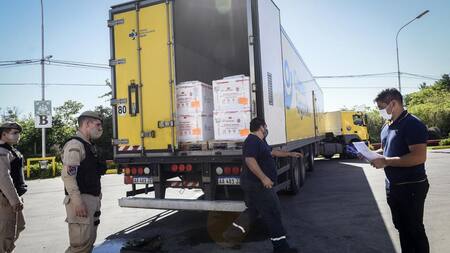 Coronavirus, Argentina, pandemia, transporte de vacunas, NA