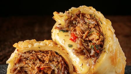 Empanada de Mi Gusto, sabor vacío y provolone