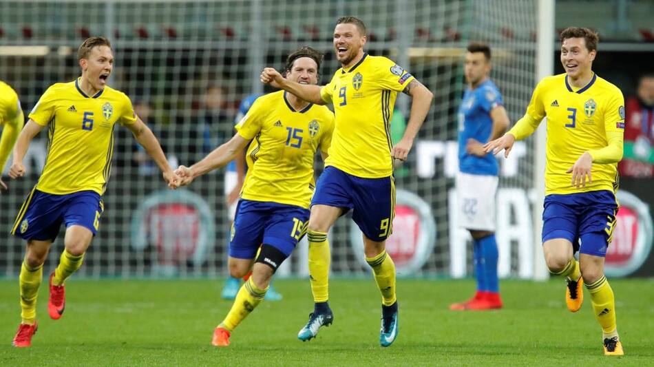 Suecia festeja ante Italia y lo deja sin Mundial Rusia 2018 - Reuters