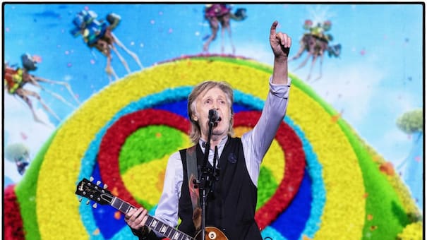 "Estoy muy feliz de volver a verlos": Paul McCartney hizo vibrar el estadio Monumental con su primer show