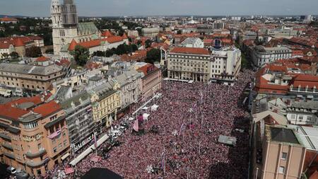 Recibimiento jugadores de Croacia - Zagreb