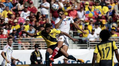 Ecuador vs Venezuela, Copa América. Foto: EFE